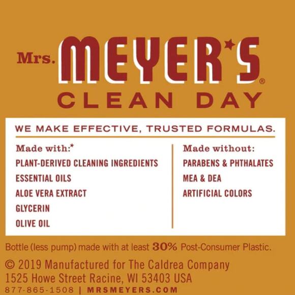 Mrs Meyer’s NWT Limited Apple Cider 2 PC Hand Soaps - Picture 6 of 7